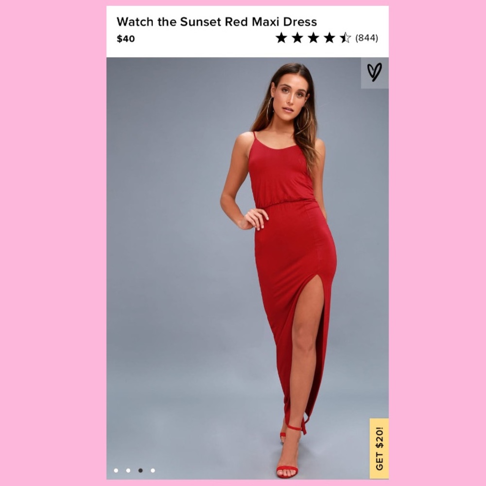 LULUs maxi dress